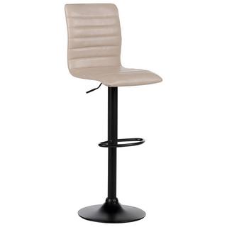 Beliani Lot de 2 chaises de bar en Cuir PU Moderne LUCERNE  