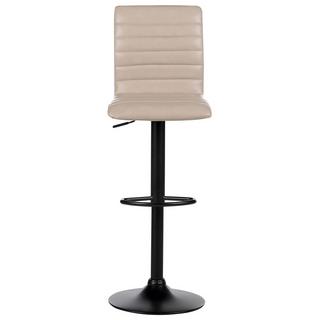 Beliani Lot de 2 chaises de bar en Cuir PU Moderne LUCERNE  