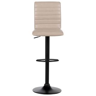 Beliani Set mit 2 Barstühlen aus Kunstleder Modern LUCERNE  