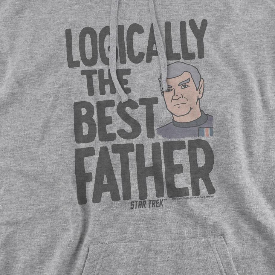 Star Trek Logically the Best Father Felpa con cappuccio  