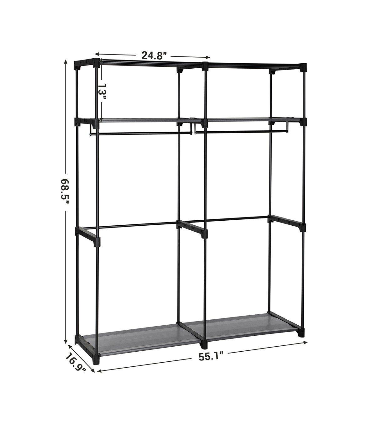 Calicosy Dressing pieghevole con 2 aste e protezione - L140 x H174 cm  