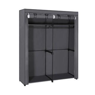 Calicosy Geräumiger Stoffschrank mit verstellbaren Regalen und Schienen  