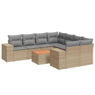 Garten sofagarnitur poly-rattan