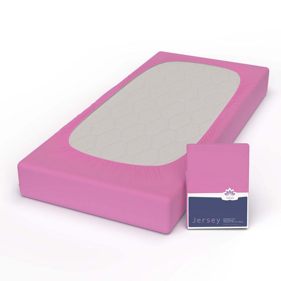 Lotus Bettwaren Jersey Lenzuolo con angoli Comfort  