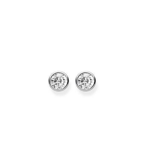 Thomas Sabo  Boucle d'Oreilles Weiß Stein 