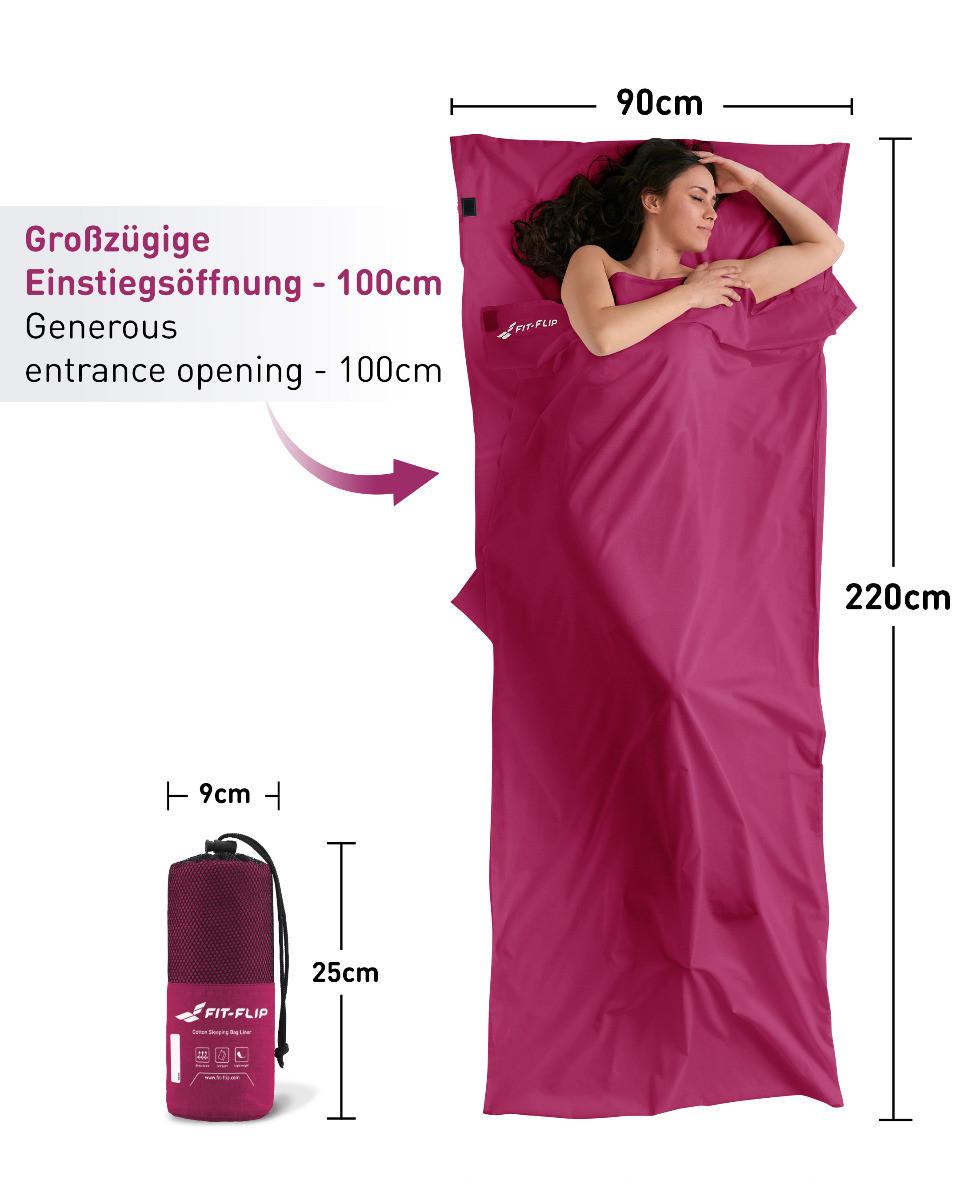 Fit Flip  Hüttenschlafsack 