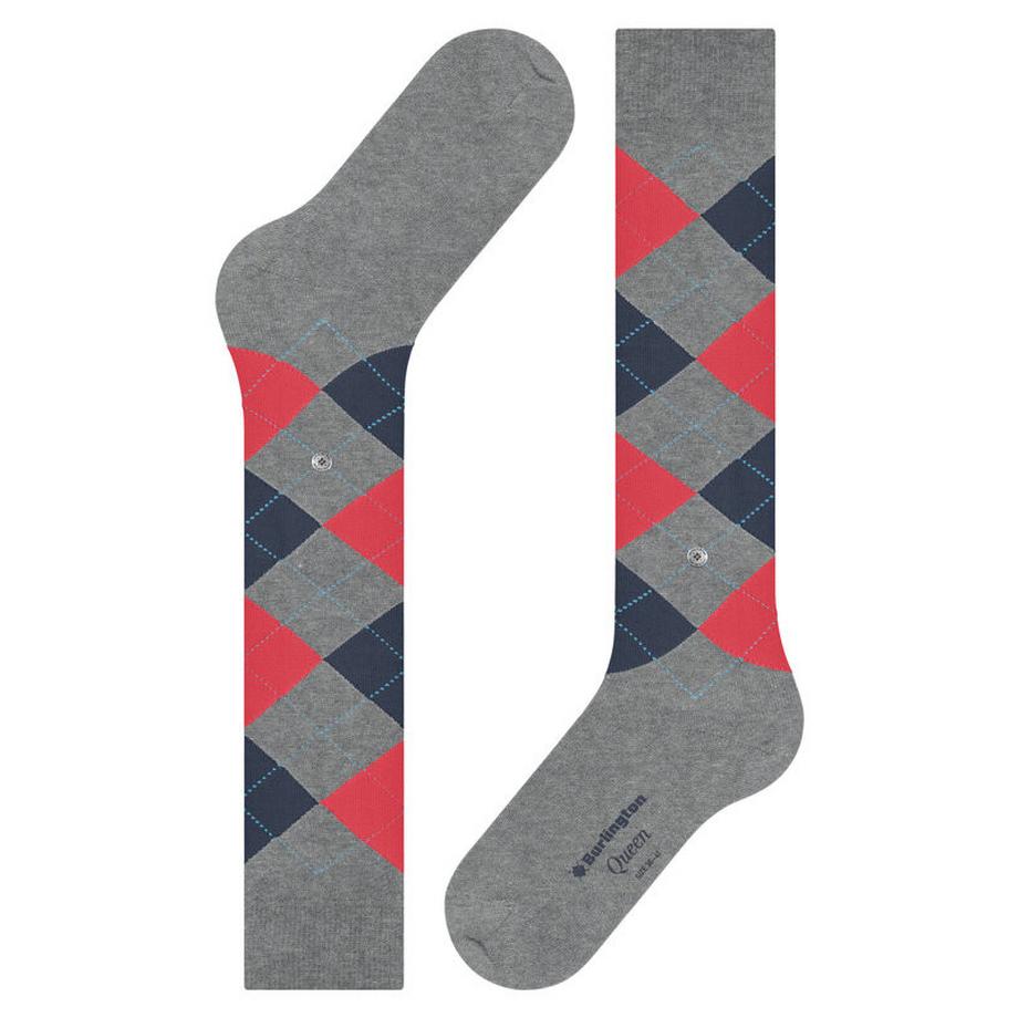 Burlington Queen Argyle Chaussettes de genou  