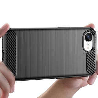 Avizar  Cover silicone design carbonio iPhone 16e 