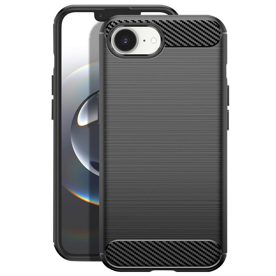 Coque Carbone iPhone 16e Noir