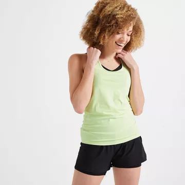 Top Schwimmerrücken Rundhalsausschnitt Fitness Cardio MY TOP