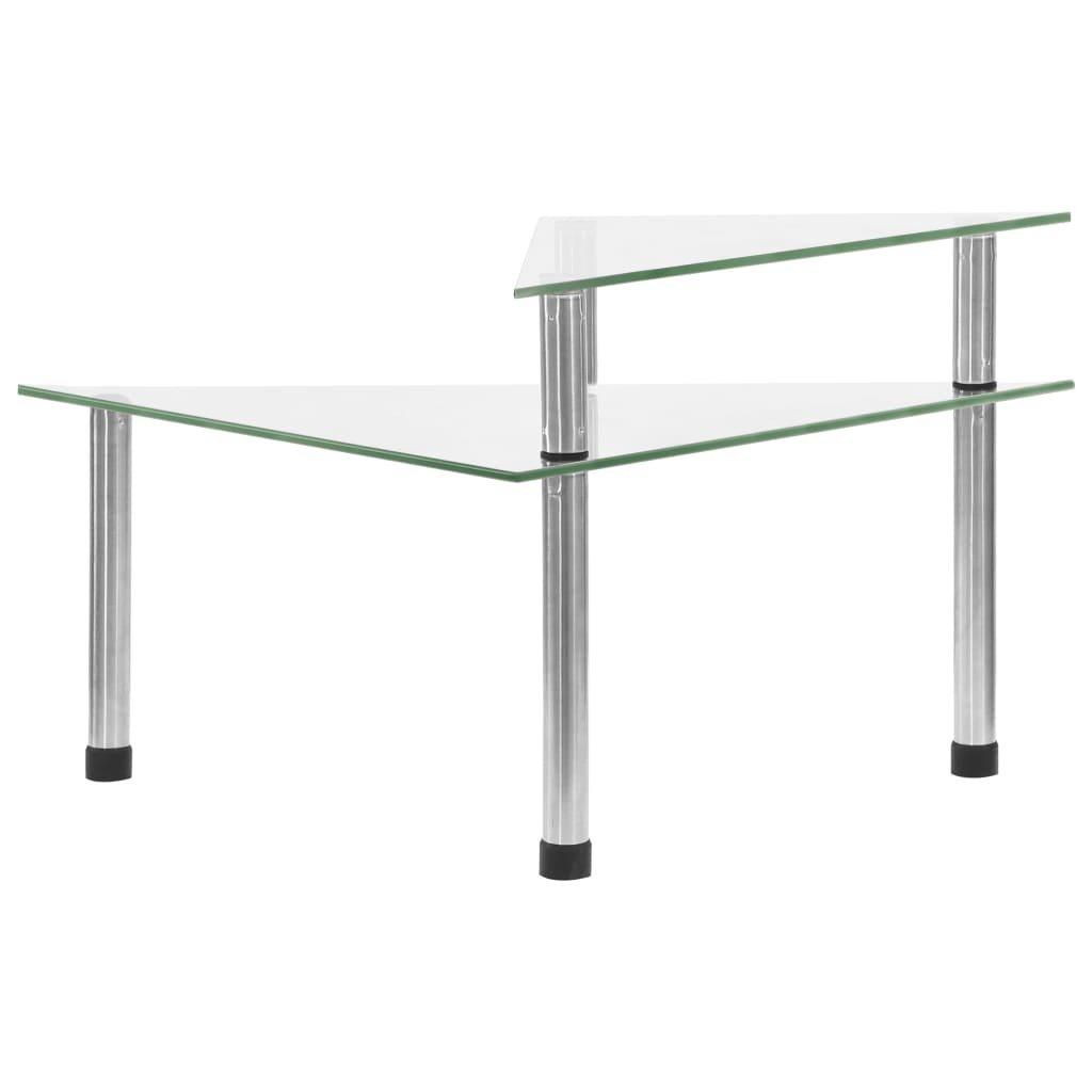 VidaXL Étagère de cuisine  verre trempé verre  