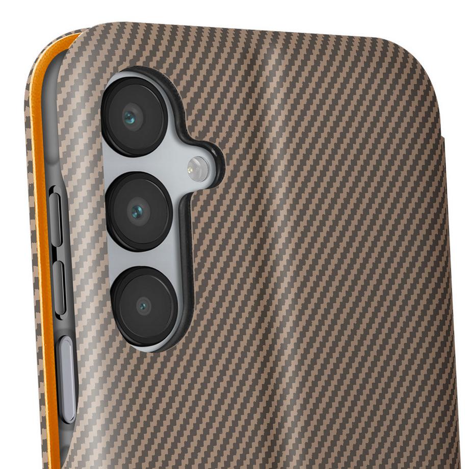Avizar  Étui Folio Samsung A16 Carbone 