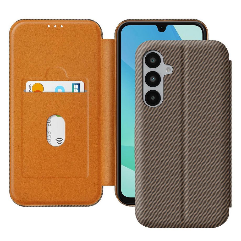 Étui Folio Samsung A16 Carbone