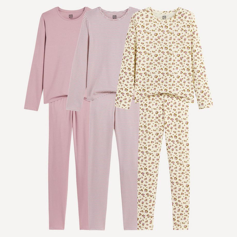 La Redoute Collections  Lot de 3 pyjamas 