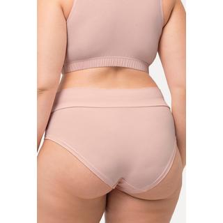 Ulla Popken  Slip a vita alta Bellieva in cotone biologico GOTS con inserto sulla pancia 