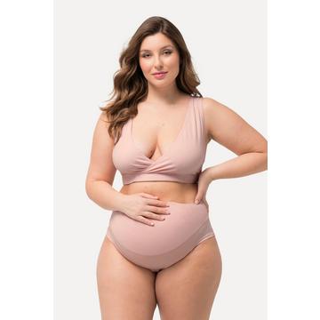 Culotte taille haute Bellieva en coton bio certifié GOTS, avec empiècement sur le ventre