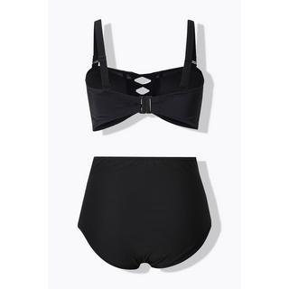 Ulla Popken Bikini Bretelles Fantaisie Bonnets Souples Bretelles Ajustables Taille Haute  