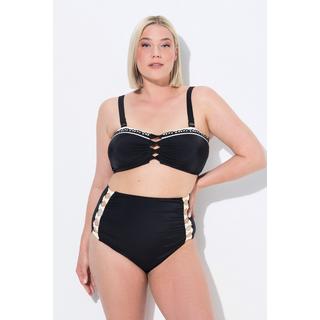 Ulla Popken Bikini Bretelles Fantaisie Bonnets Souples Bretelles Ajustables Taille Haute  