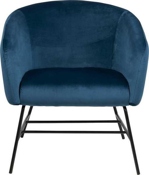 mutoni Fauteuil lounge bleu marine  