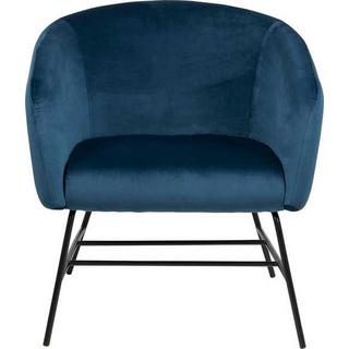 mutoni Fauteuil lounge bleu marine  