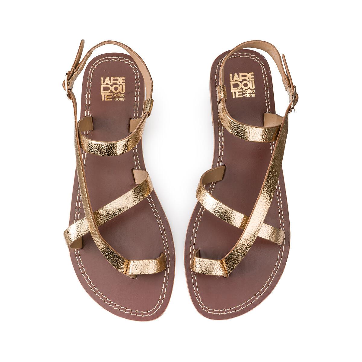 La Redoute Collections  Zehensandalen aus Leder 