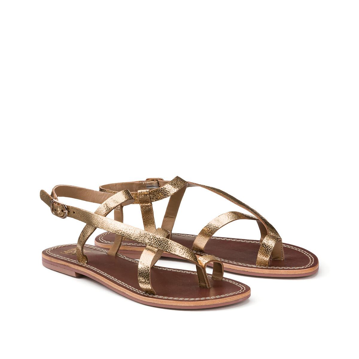 La Redoute Collections  Zehensandalen aus Leder 