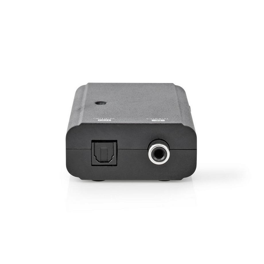 Nedis  Digital Audio Converter | One Way | Anschluss Eingang: 1x S/PDIF | Anschluss Ausgang: TosLink Female | Gebrauchsanweisung | Schwarz 