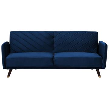 Schlafcouch aus Samtstoff Glamourös SENJA