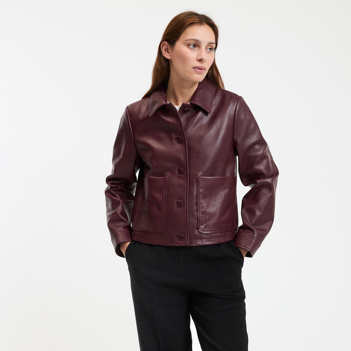 La Redoute Collections Kurze Lederjacke  