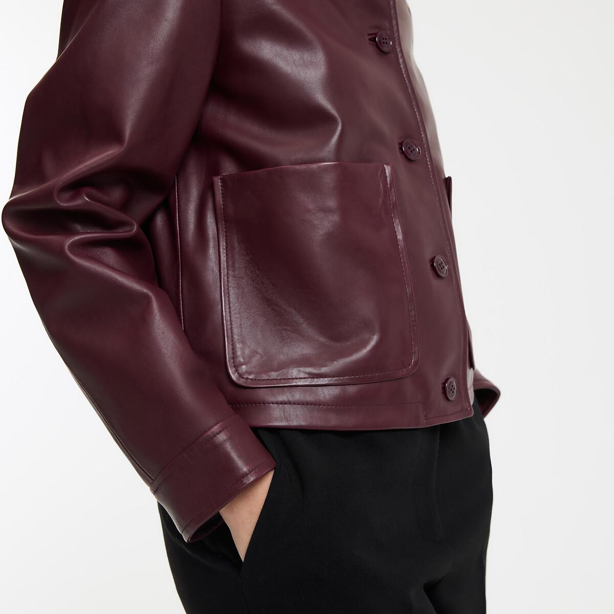 La Redoute Collections Kurze Lederjacke  