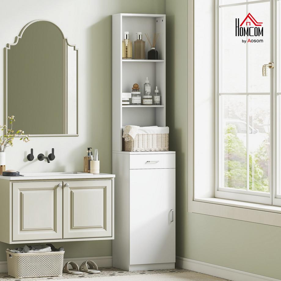 HOMCOM Armoire de toilette  