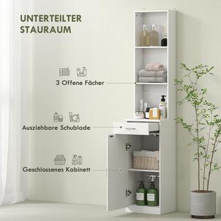 HOMCOM Armoire de toilette  
