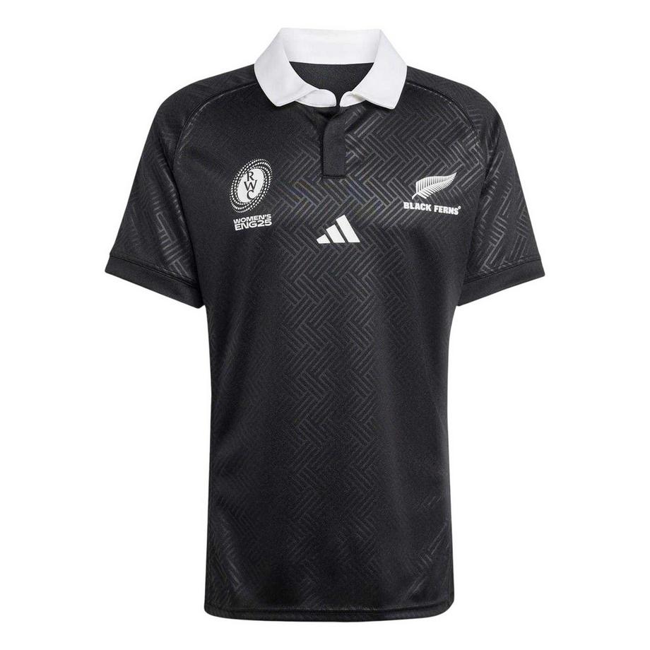 2025 Black Ferns Maglia Da Rugby