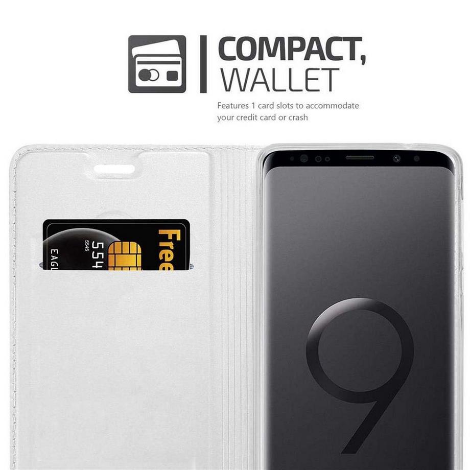 Cadorabo  Housse compatible avec Samsung Galaxy S9 PLUS - Coque de protection avec fermeture magnétique, fonction de support et compartiment pour carte 