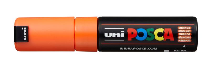 uni-ball UNI-BALL Posca Marker 8mm PC-8K ORANGE orange, Keilspitze  