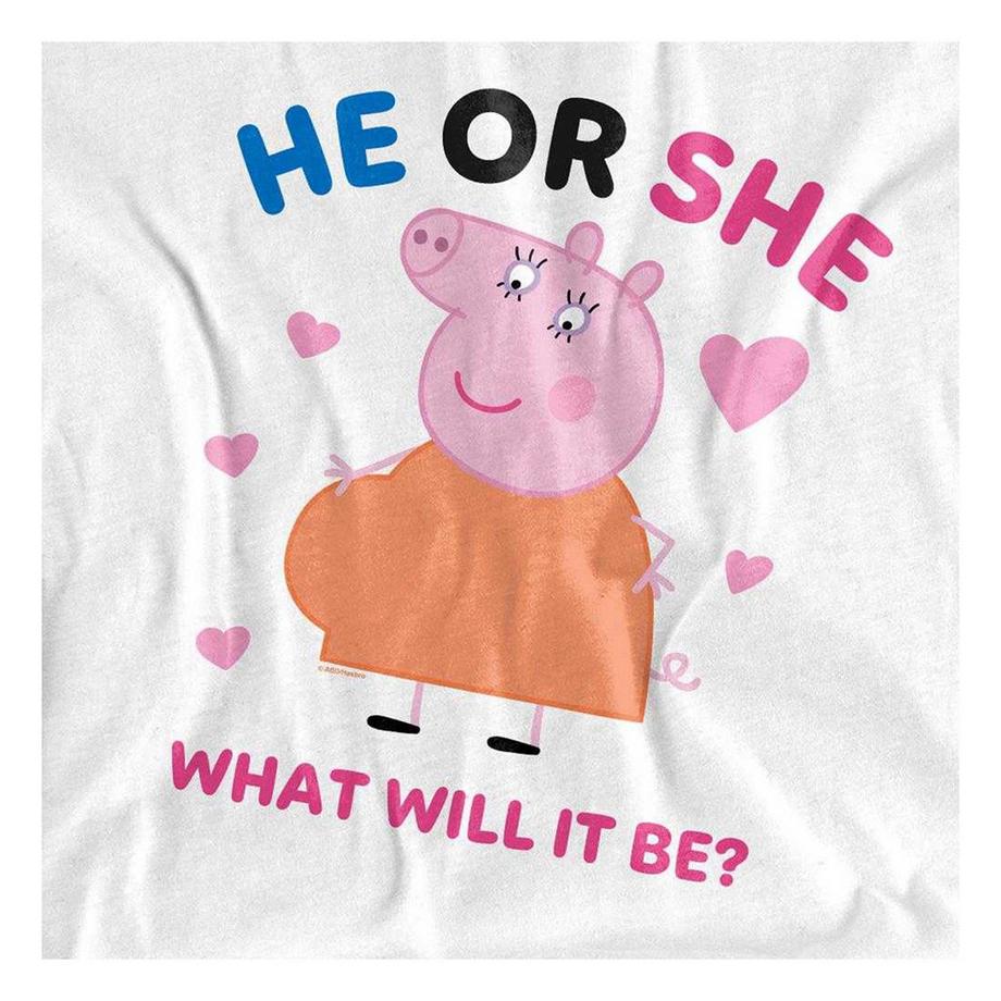 Peppa Pig T-Shirt He Or She avec Motif Maman Pig  
