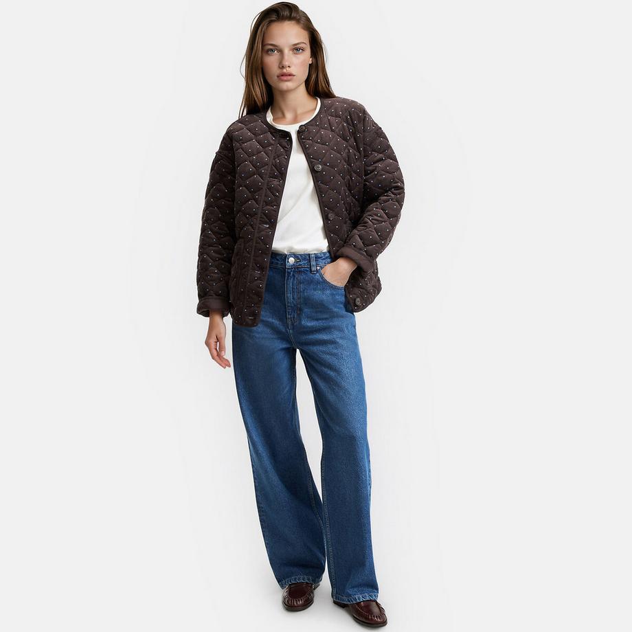 La Redoute Collections Doudoune courte à pois  