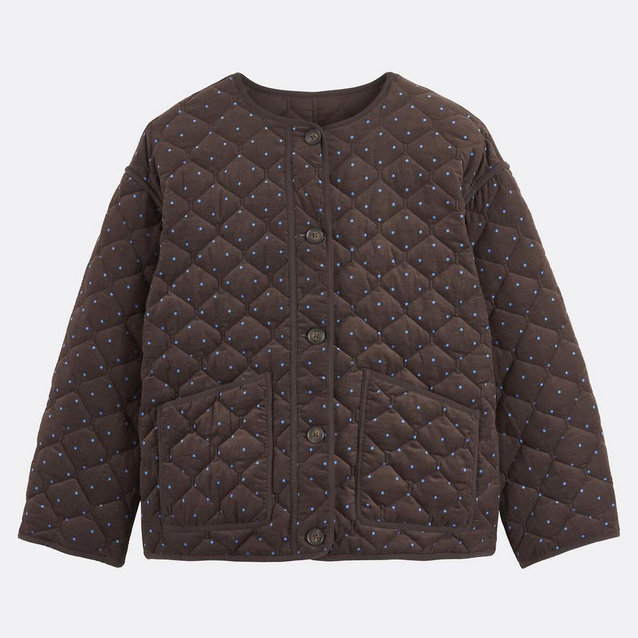 La Redoute Collections Doudoune courte à pois  