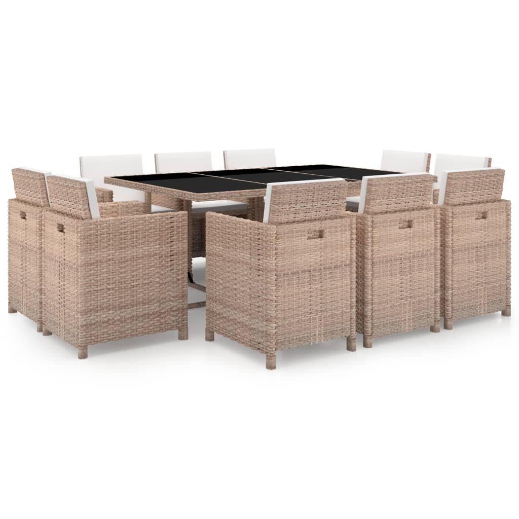 VidaXL Gartenmöbel-set poly-rattan  