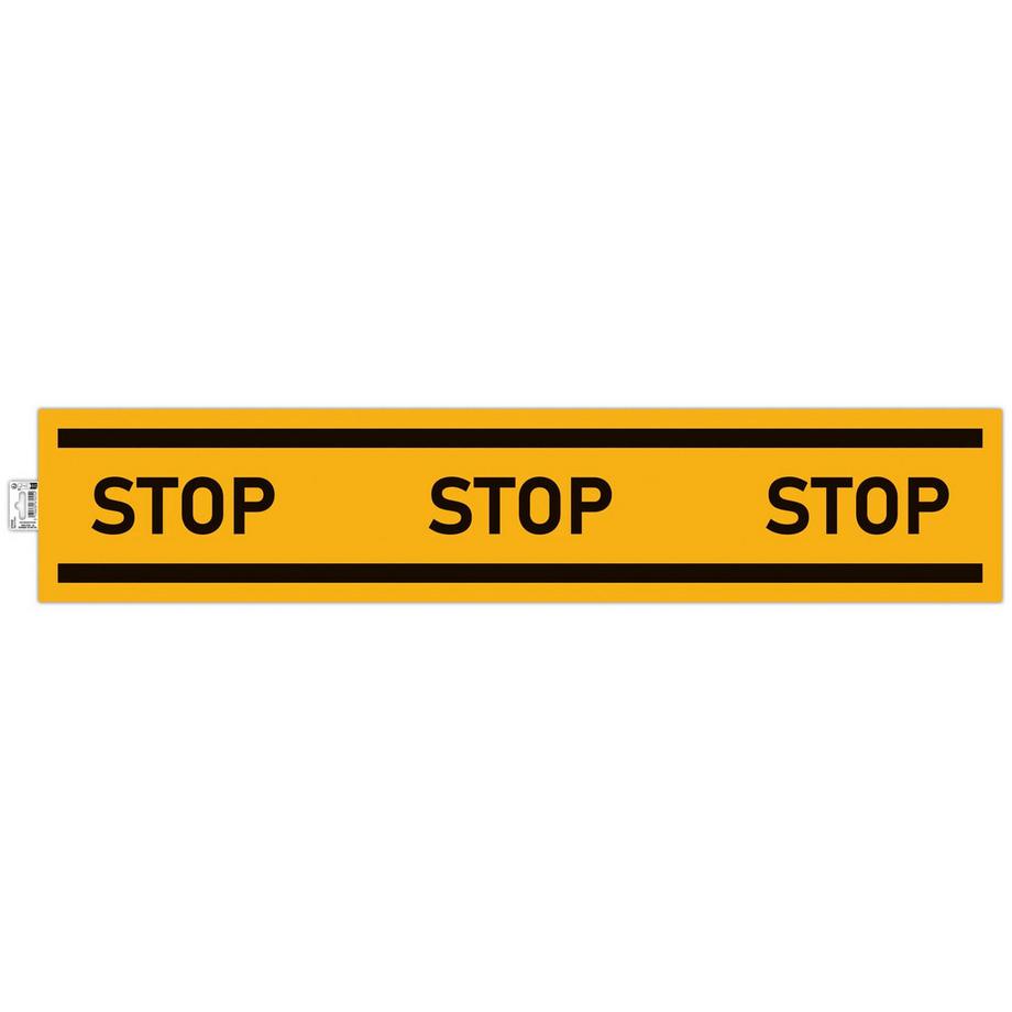 Exacompta Cartello in PVC adesivo antiscivolo Obligation stop 100 cm  