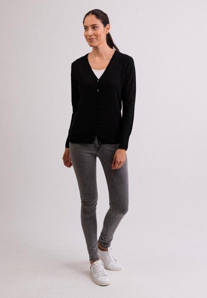 CASH-MERE.CH Kaschmir V-Ausschnitt Cardigan  