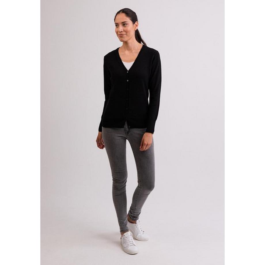 CASH-MERE.CH Kaschmir V-Ausschnitt Cardigan  