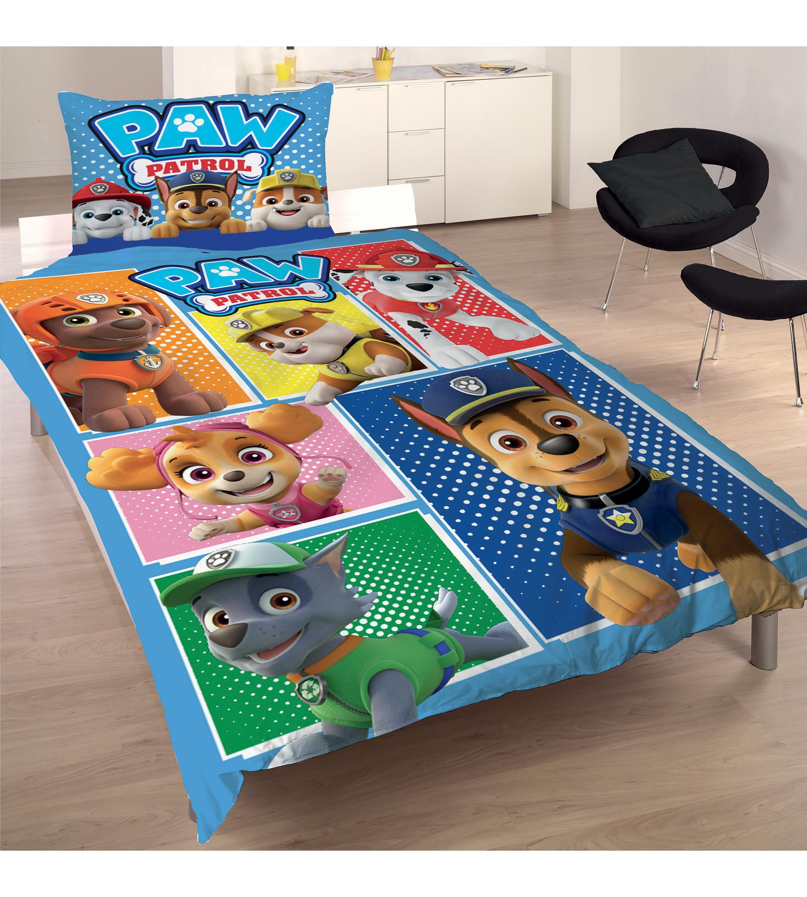 SkyBrands A/S Paw Patrol Renforcé Set biancheria da letto  