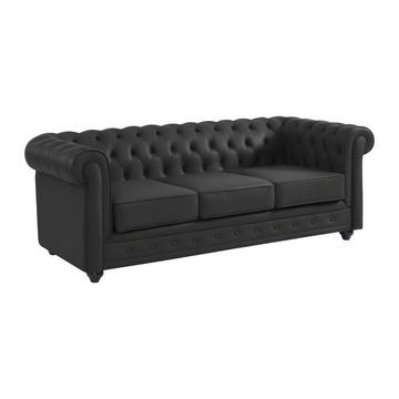 Ledersofa 3Sitzer CHESTERFIELD Büffelleder