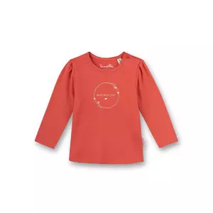 Baby Mädchen-Shirt langarm Family Stork Rot