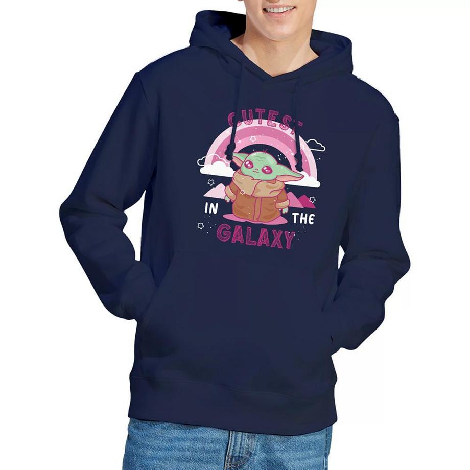 STAR WARS Cutest In The Galaxy Felpa Con Cappuccio Manica Lunga  