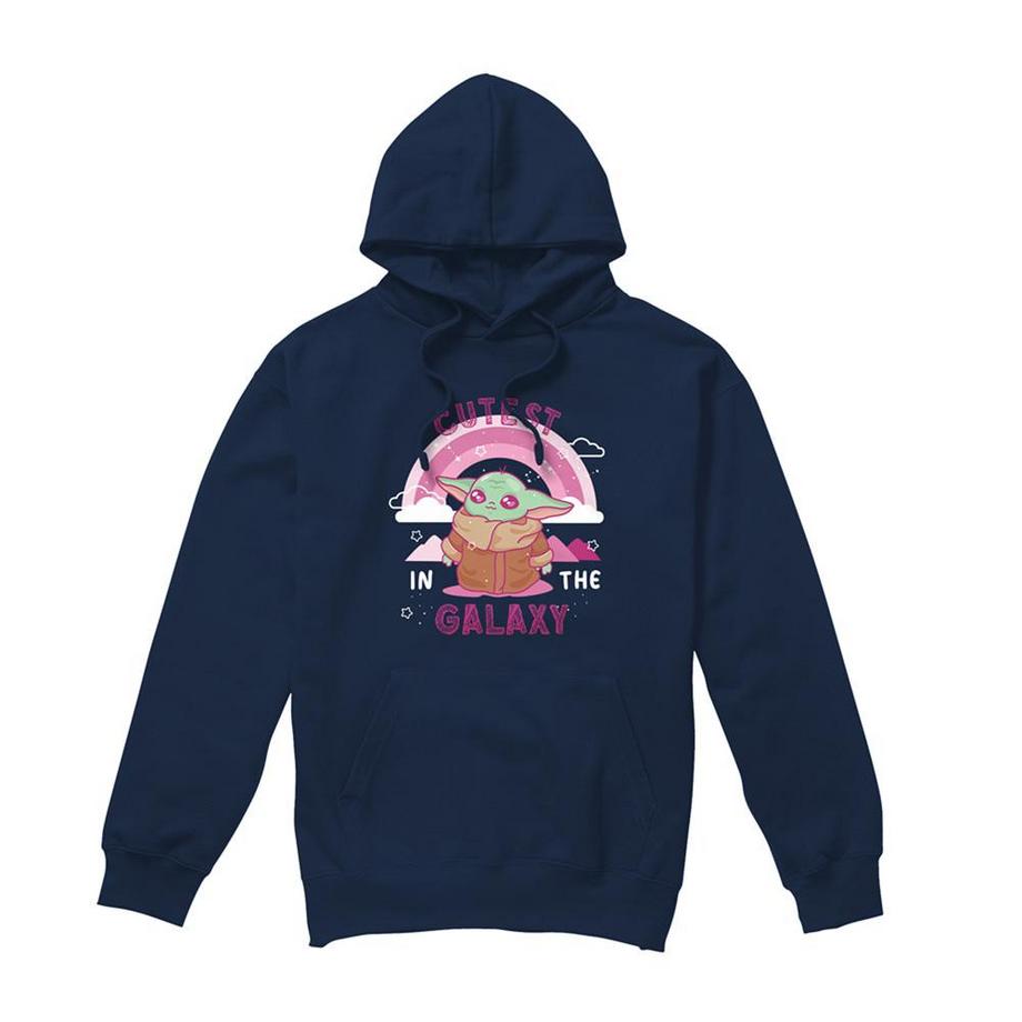 Cutest In The Galaxy Felpa Con Cappuccio Grogu Trama Manica Lunga