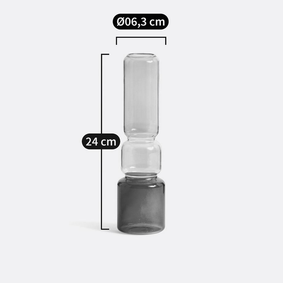 La Redoute Intérieurs Vase en verre H24 cm  