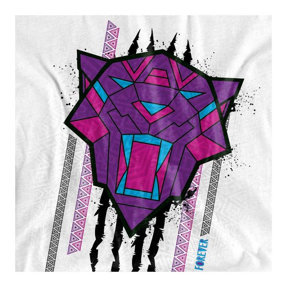 Black Panther  T-ShirtMotiftyle Tête Et Entaille 