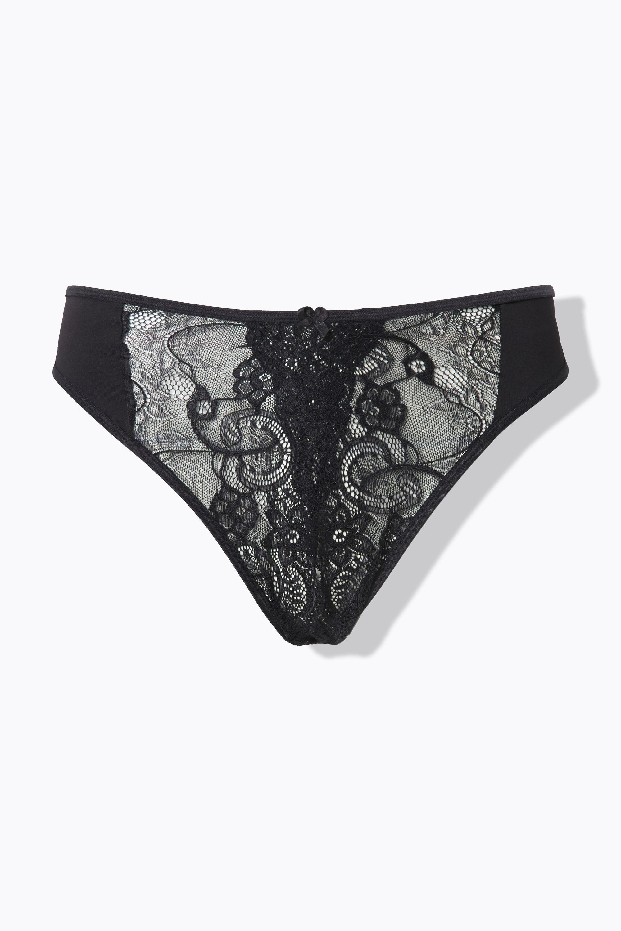 Ulla Popken String ouvert offener Schritt Spitze  